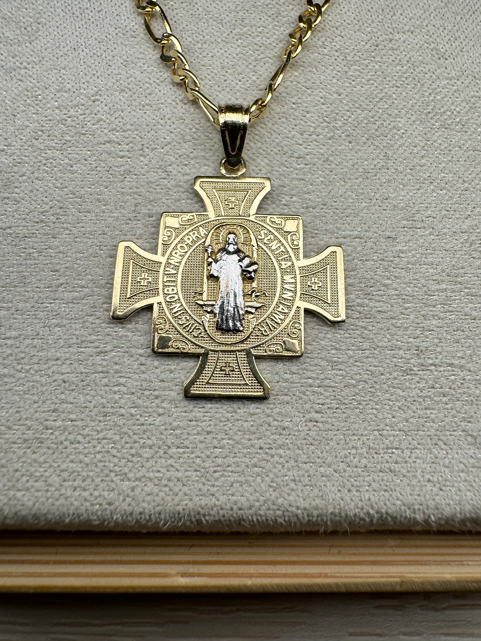 Thumbnail: 14K Gold Medium San Benito Pendant