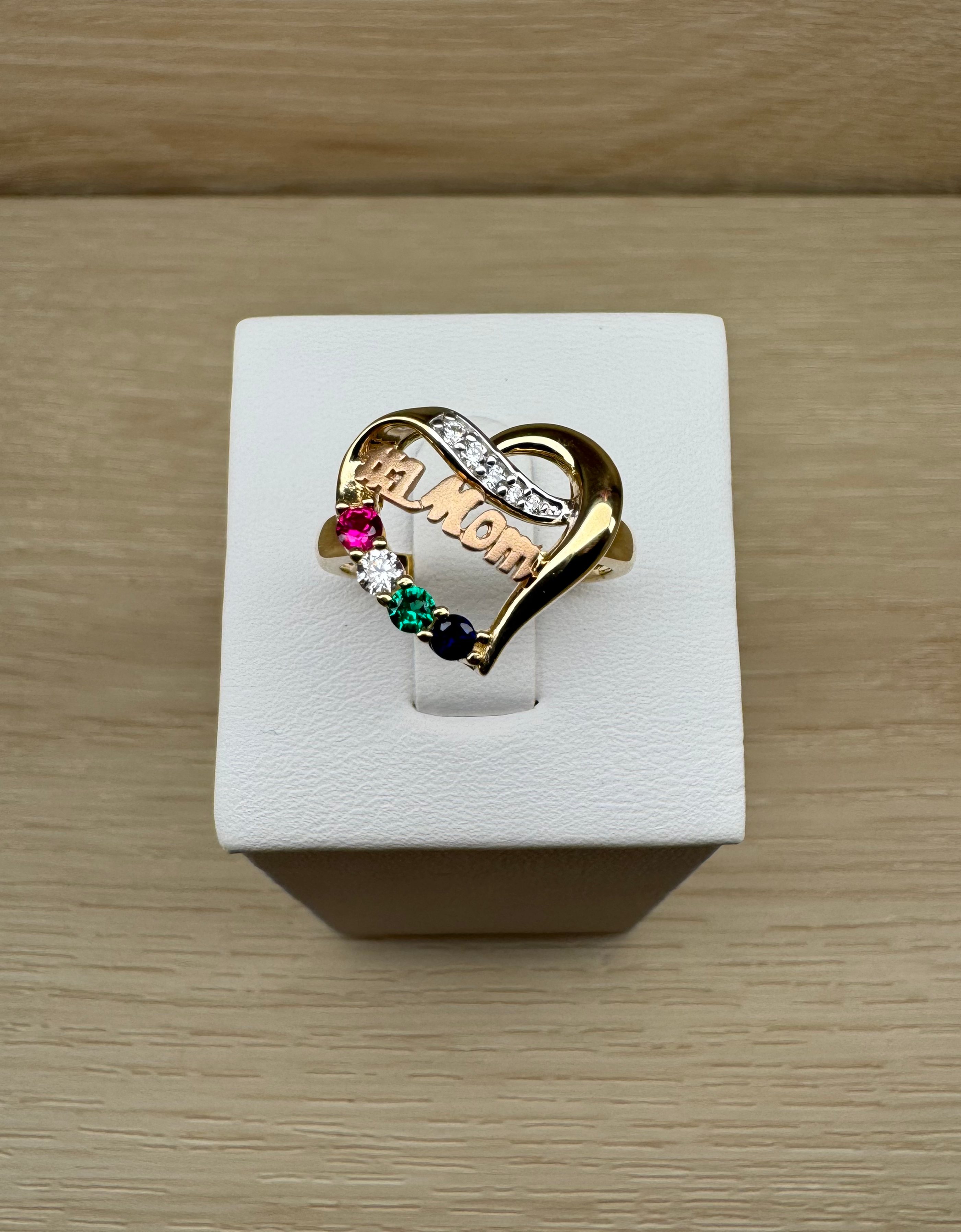 14K Gold Mother Ring