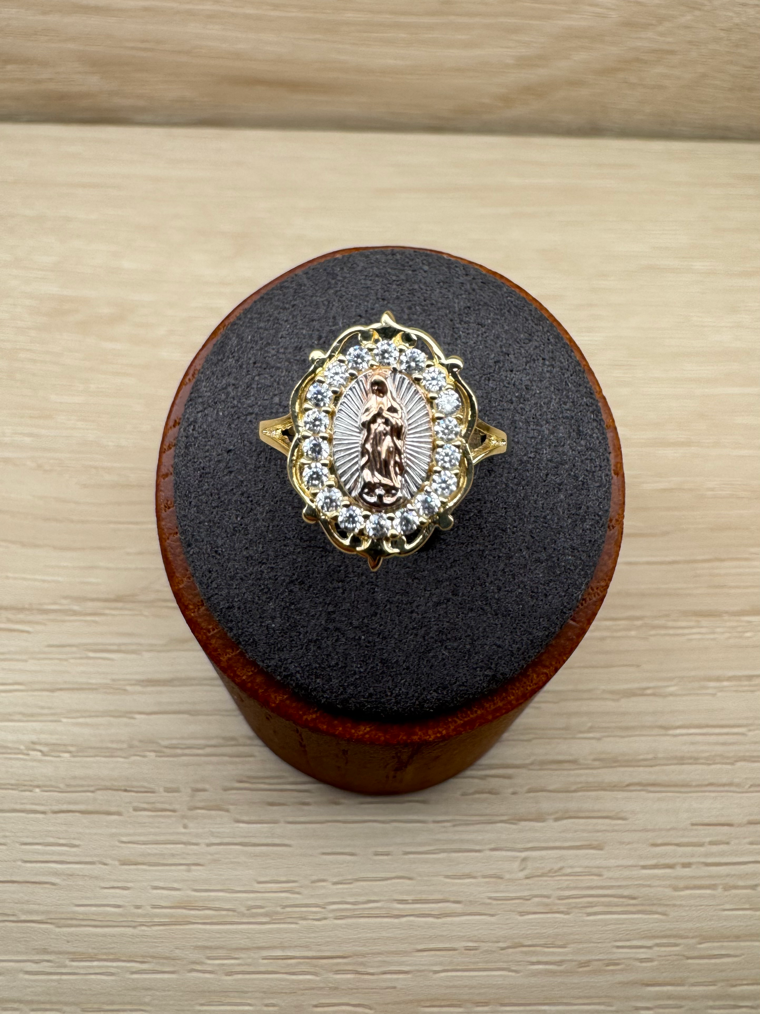 14k Virgen de Guadalupe Ring