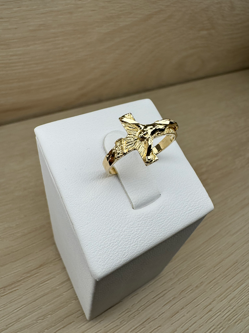 Thumbnail: 14K Gold Christ Ring
