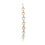 Thumbnail: 14k Three Color Friendship Bracelet