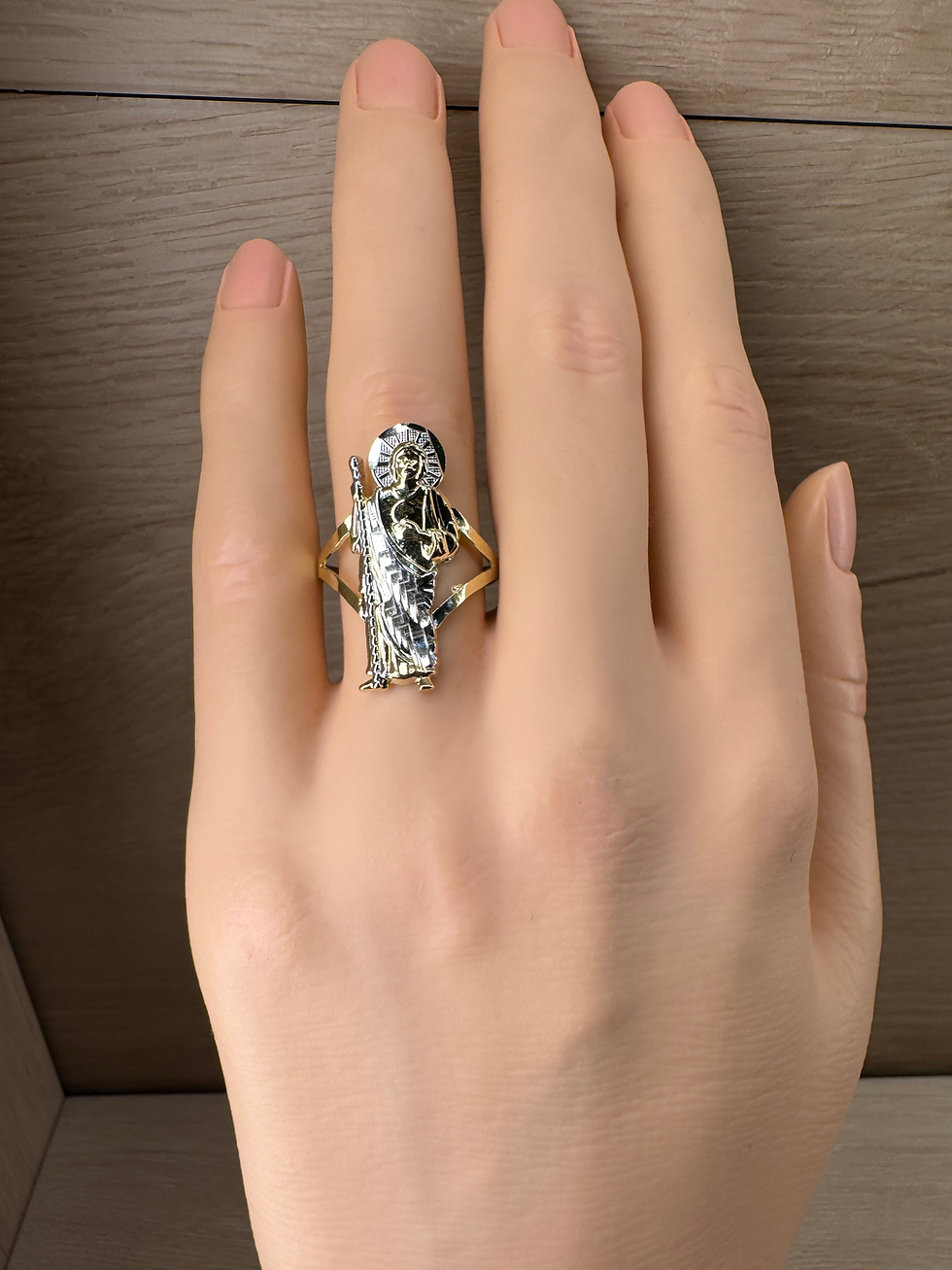 Thumbnail: 14K Gold San Judas Ring