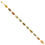 Thumbnail: 14k Hand of Fatima Evil Eye Bracelet
