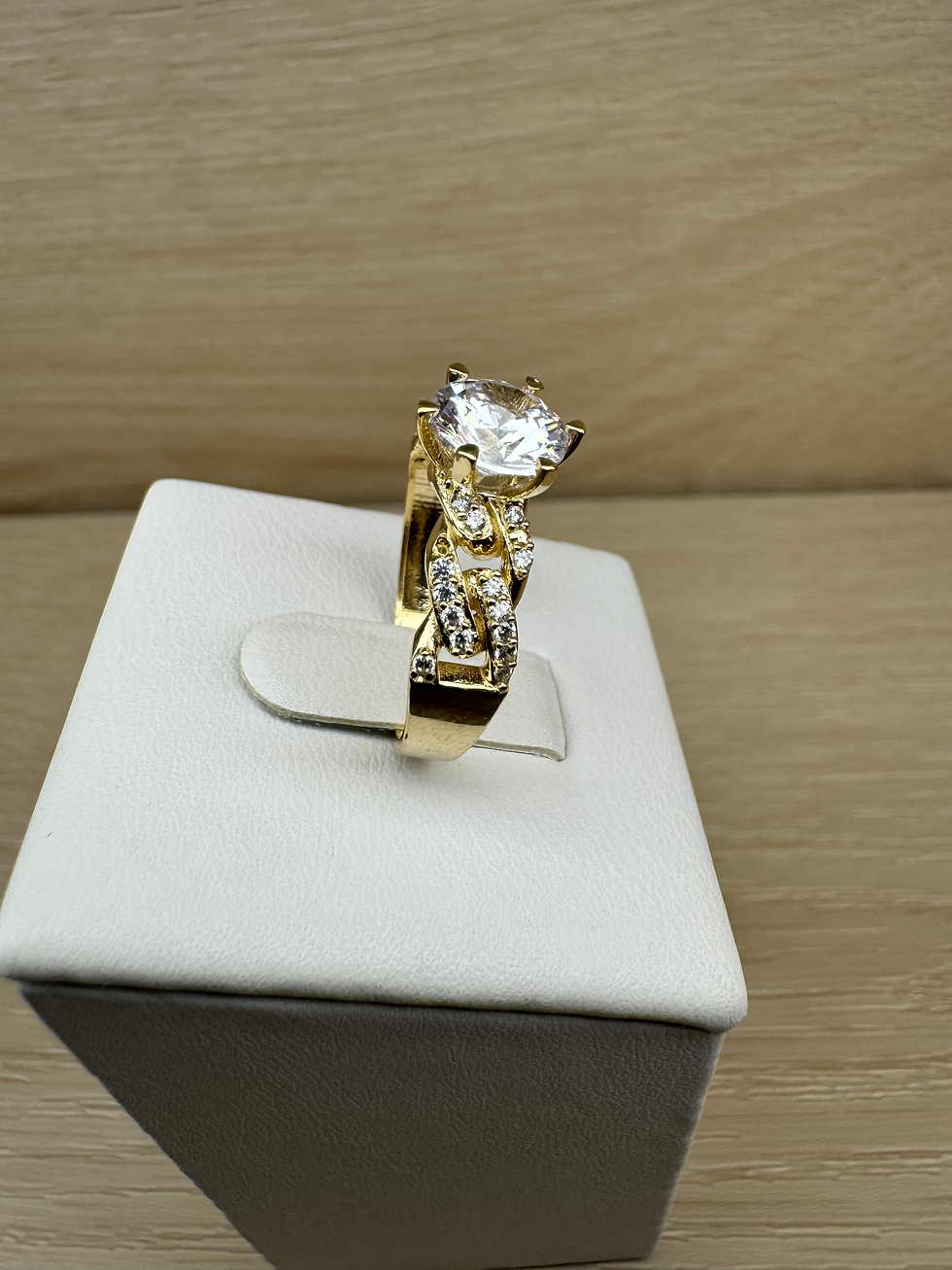 Thumbnail: 14K Gold Cuban Style Ring