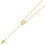 Thumbnail: 14k Disco Ball Thin Short Rosary