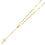 Thumbnail: 14k Disco Ball Three Color Virgen de Guadalupe Long Rosary