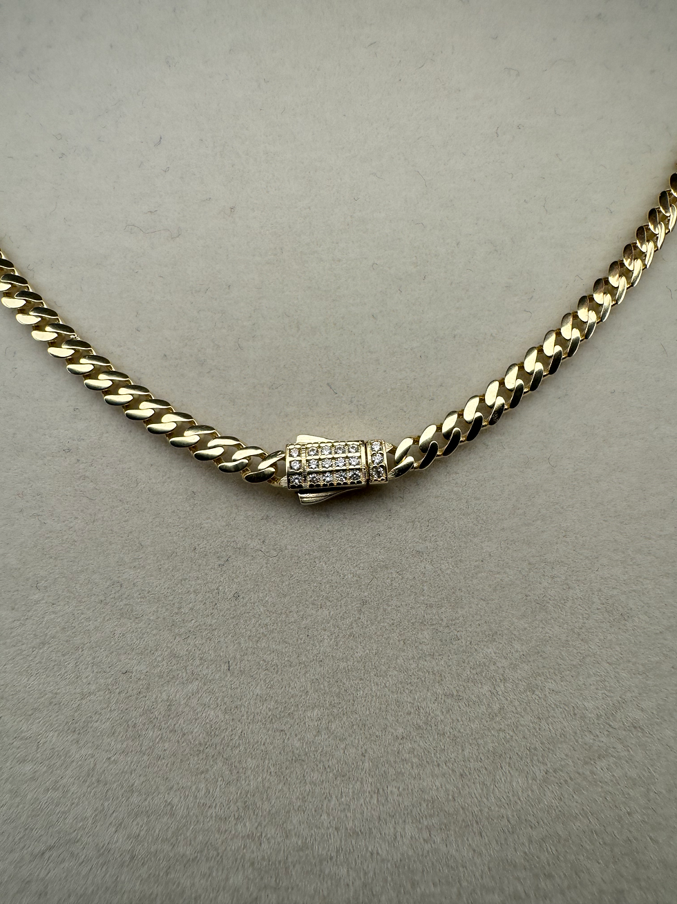 Thumbnail: 14K Gold 3.5mm 20 Inch Monaco Chain