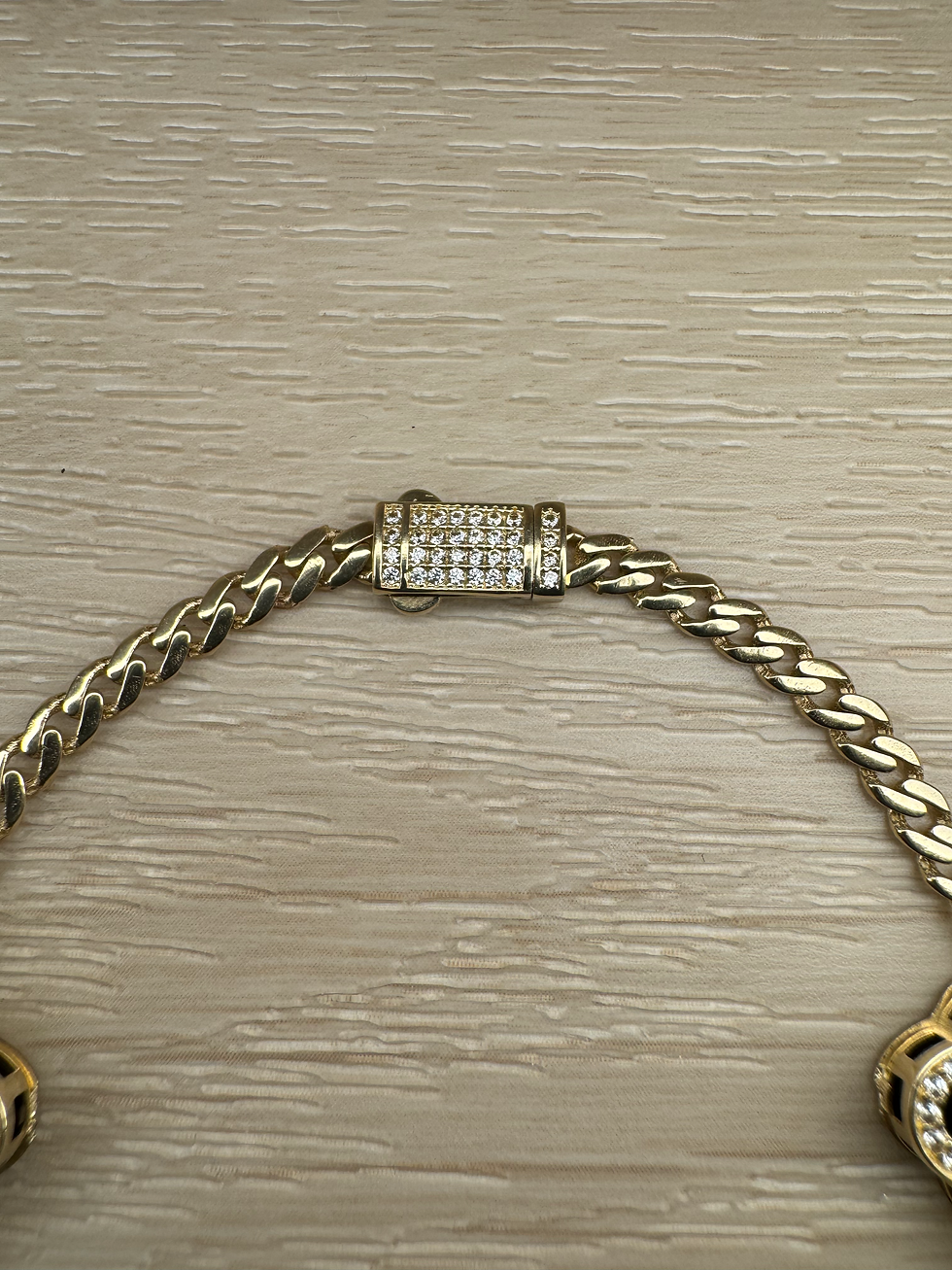 Thumbnail: 14K Gold Fancy Clover Bracelet