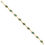 Thumbnail: 14k Oval Evil Eye Bracelet