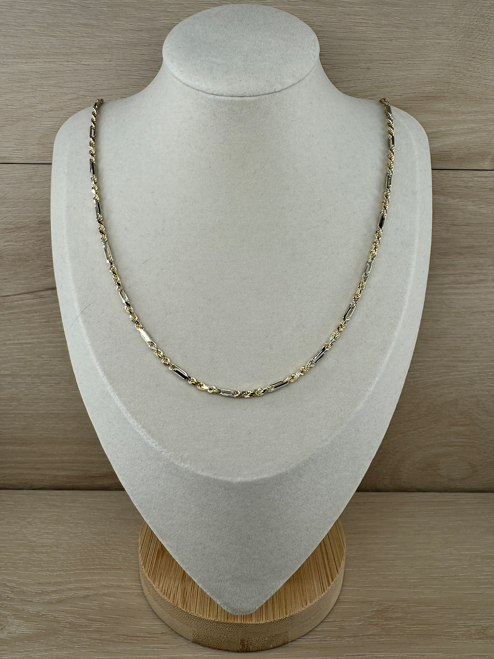 Thumbnail: 14K Gold 3mm 24 Inch Milano Chain