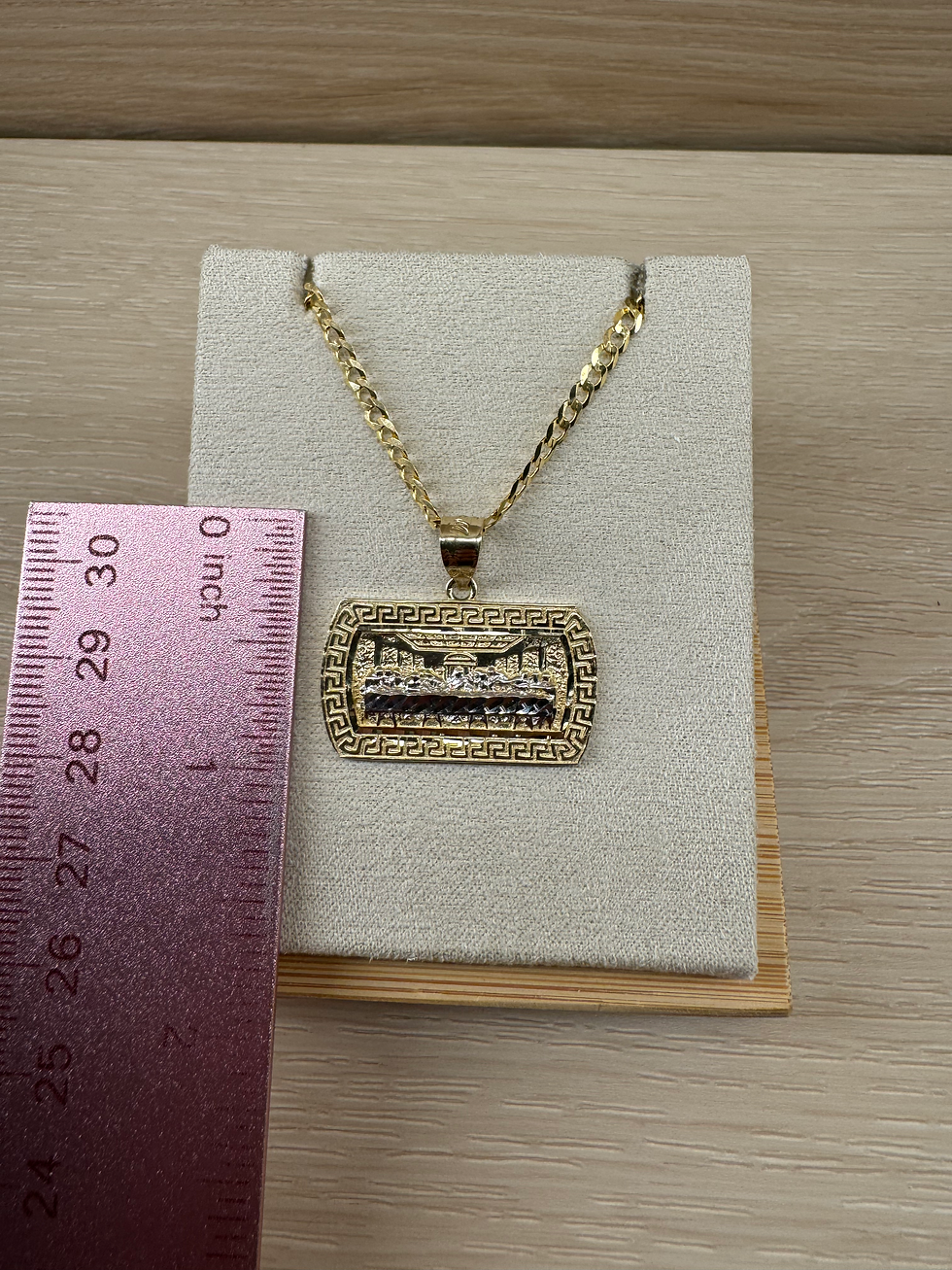 Thumbnail: 14K Gold Medium Last Supper Pendant
