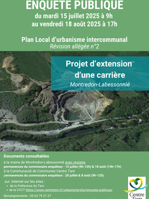 Avis d'enquête publique