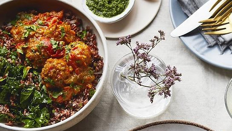 Nutritious and tasty dinner made with Kurami, London ingredients and recipes