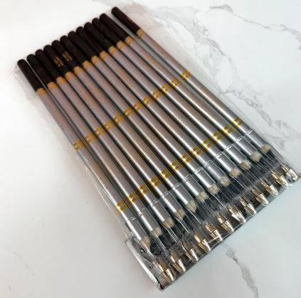 Miniatura: Lapiz negro para ojos con tajador - P&W - OJ458