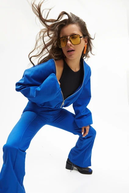 Bomber Halo Azul Francia