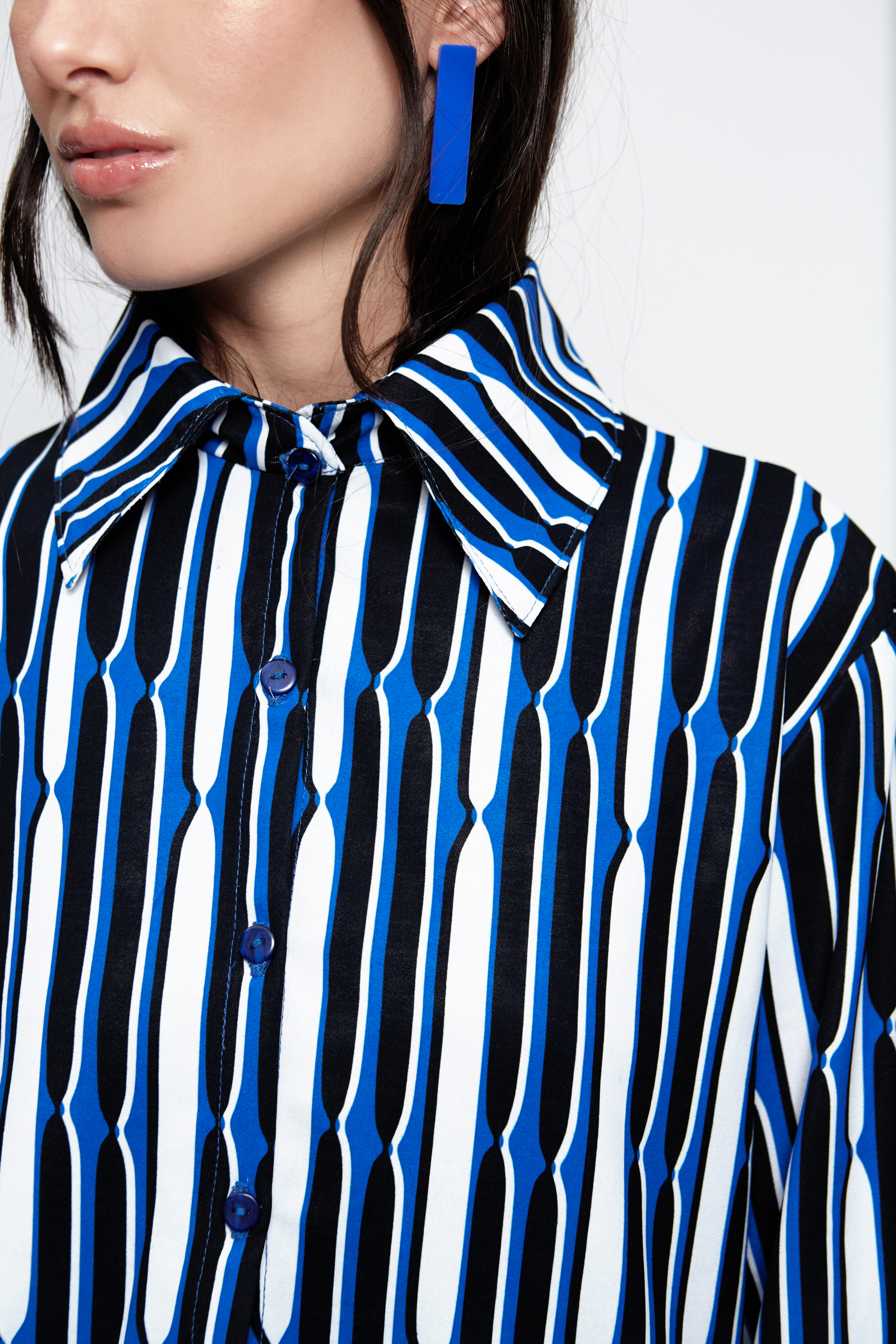 Camisa Duna Print Azul