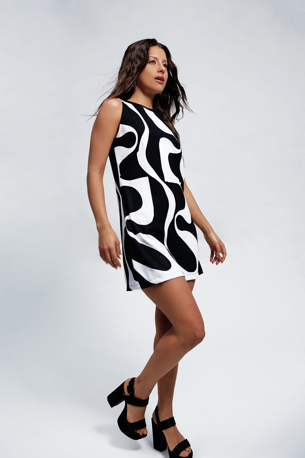 Aria Dress - Editorial campaign image for Vailara, a contemporary womenswear brand from Uruguay