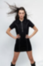 Giva Dress - Editorial campaign image for Vailara, a contemporary womenswear brand from Uruguay