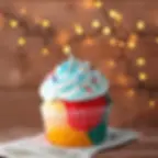 Rainbow Cupcake