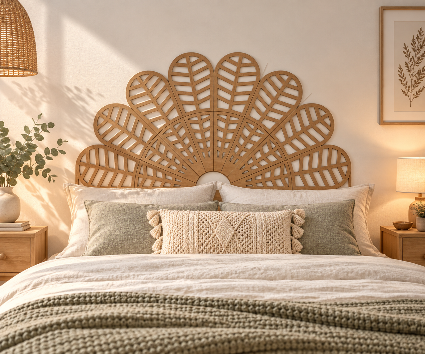 Cabecero de cama Abba - Madera