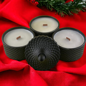 1. **"Tranquil Lavender Scented Candle, perfect for relaxation and calm ambiance."**
2. **"Warm Glow of a Rustic Pillar Candle, adding cozy charm to your space."**
3. **"Elegant Taper Candle Trio, ideal for creating a sophisticated dinner setting."**
4. **"Festive Holiday Candle, evoking the spirit of the season with a spicy aroma."**
5. **"Hand-Poured Beeswax Candle, a natural and eco-friendly lighting option."**
6. **"Artisanal Soy Wax Candle, offering a clean burn with a subtle fragrance."**
7. **"Whimsical Star-Shaped Candle, perfect for adding a touch of magic to your decor."**
8. **"Aromatic Eucalyptus and Mint Candle, refreshing and invigorating for any room."**
9. **"Bohemian-inspired Boho Candle, featuring unique patterns and vibrant colors."**
10. **"Vintage-Inspired Candle Lantern, creating a nostalgic and romantic atmosphere."**