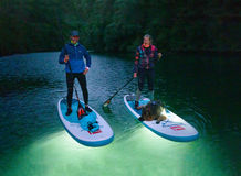 Stand Up paddleboarding (SUP) in the Night