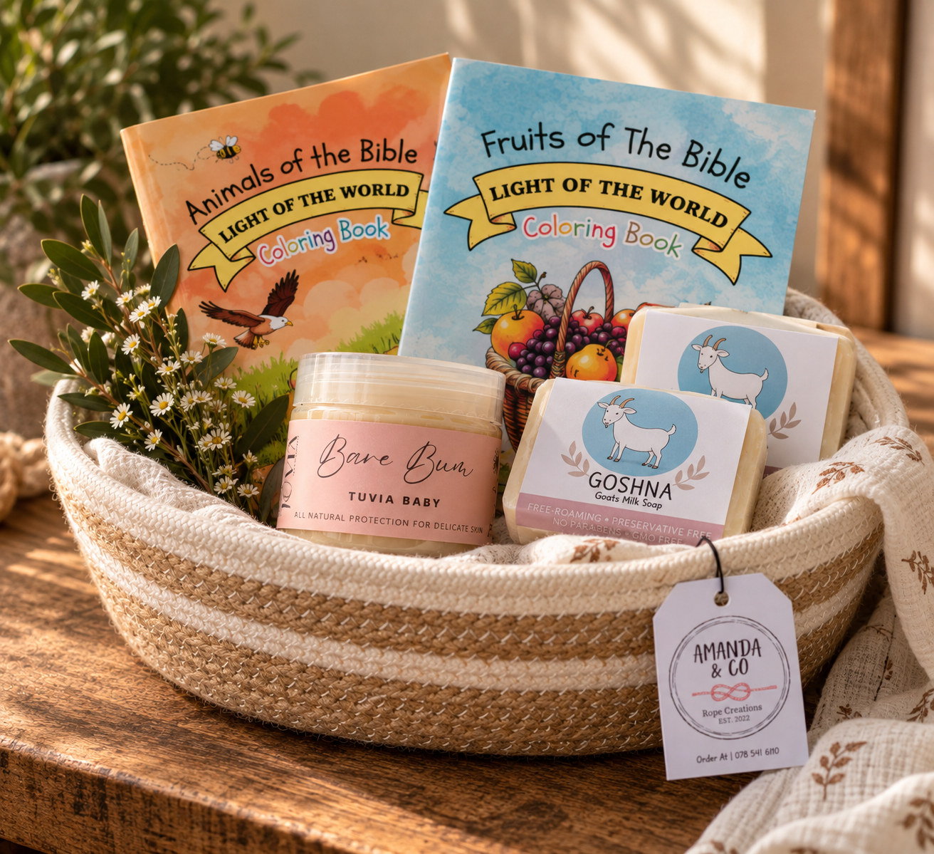 The Growing Blessing Gift baby and toddler gift basket by Tuvia