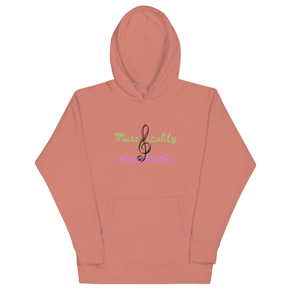 Thumbnail: Unisex Hoodie (Black Treble)