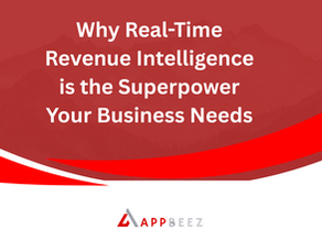 Blog Banner of Heading, "Why Real-Time Revenue Intelligence Is the Superpower Your Business Needs"