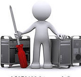3d-tecnico-riparare-pc-archivio-illustra