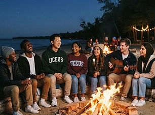 A diverse group of international student