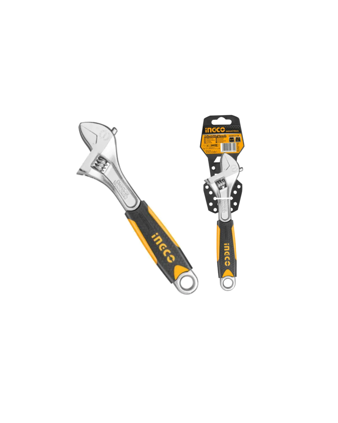 Chave ajustável inglesa com cabo emborrachado 12'' (300mm)- INGCO