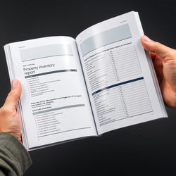 A property inventory report