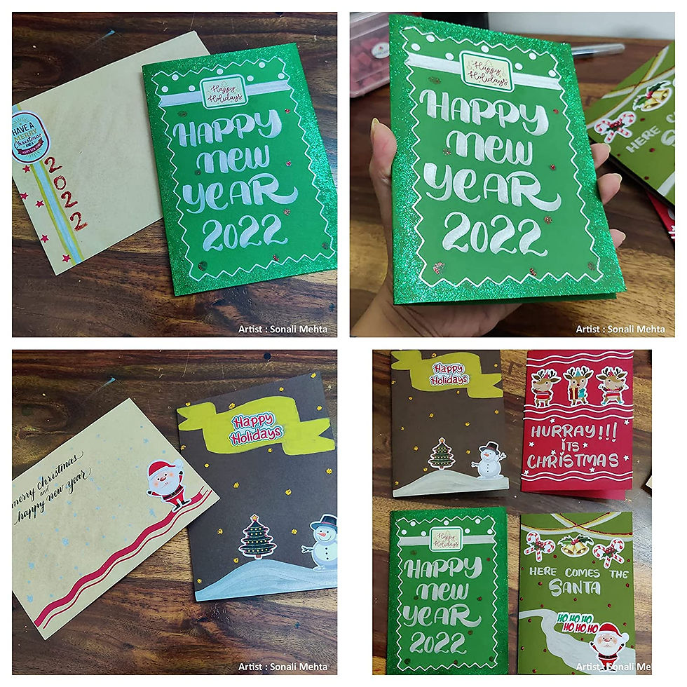 Thumbnail: Christmas Greeting Cards/Envelopes Kit