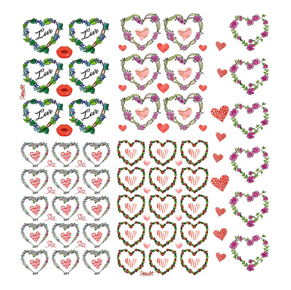 Thumbnail: Valentines Special Stickers Mega Pack of 125 (and More)