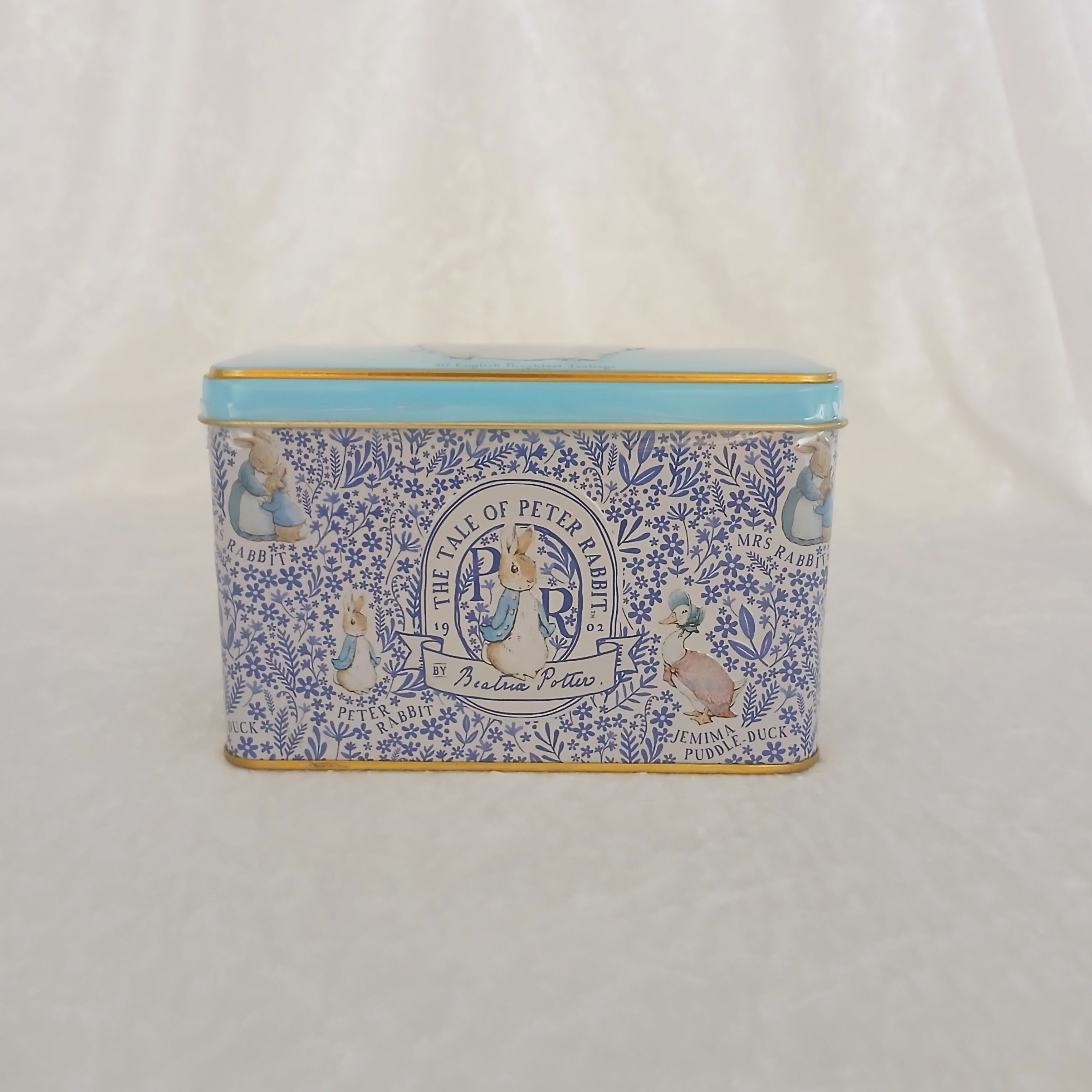CELEBRATORY 160 YEARS OF BEATRIX POTTER TEA CADDY