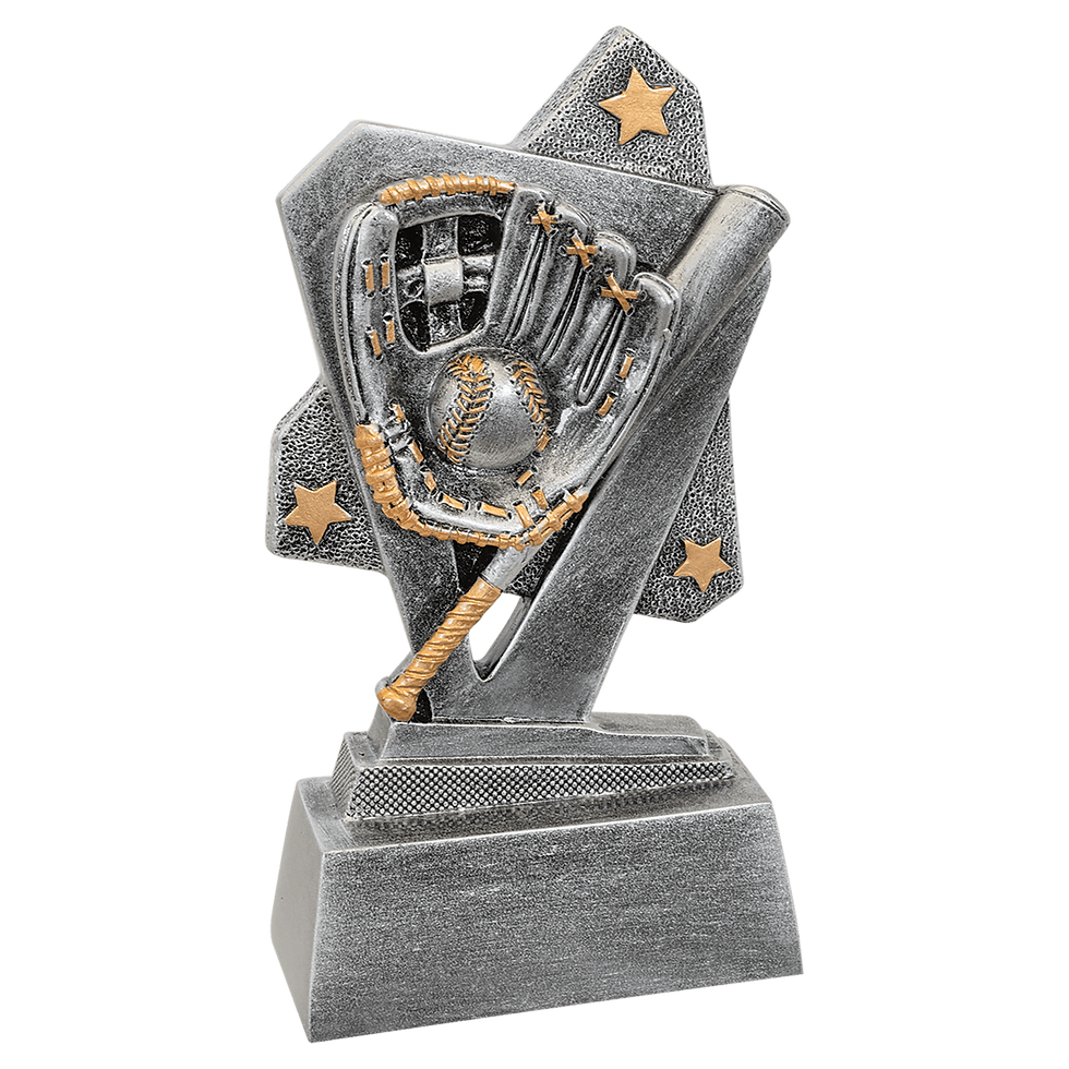 Triumph Series | Baseball/Softball Star Resin Trophy