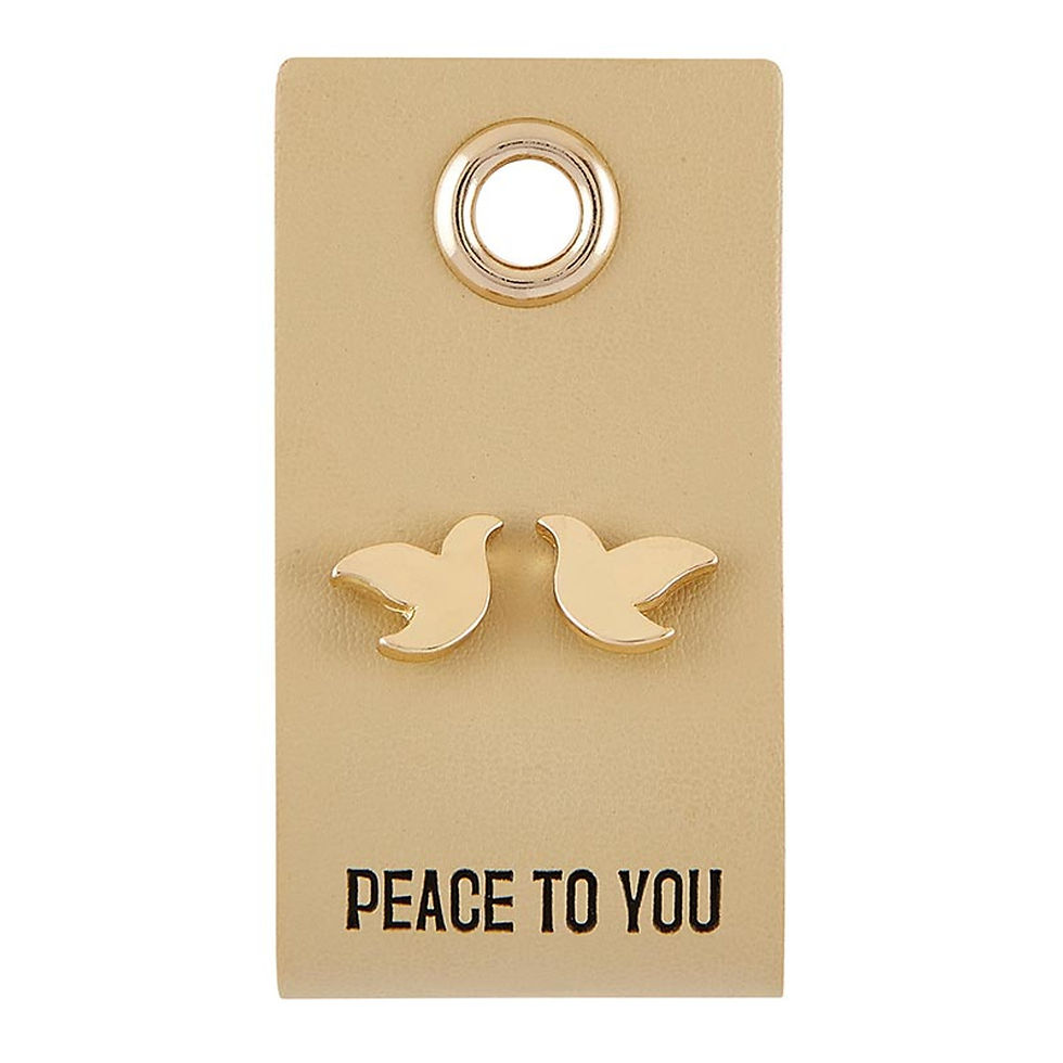 Dove Stud Earrings – Peace to You