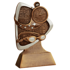 Triad Series | Victory Triumph Swimming Resin Trophy | 5.5"