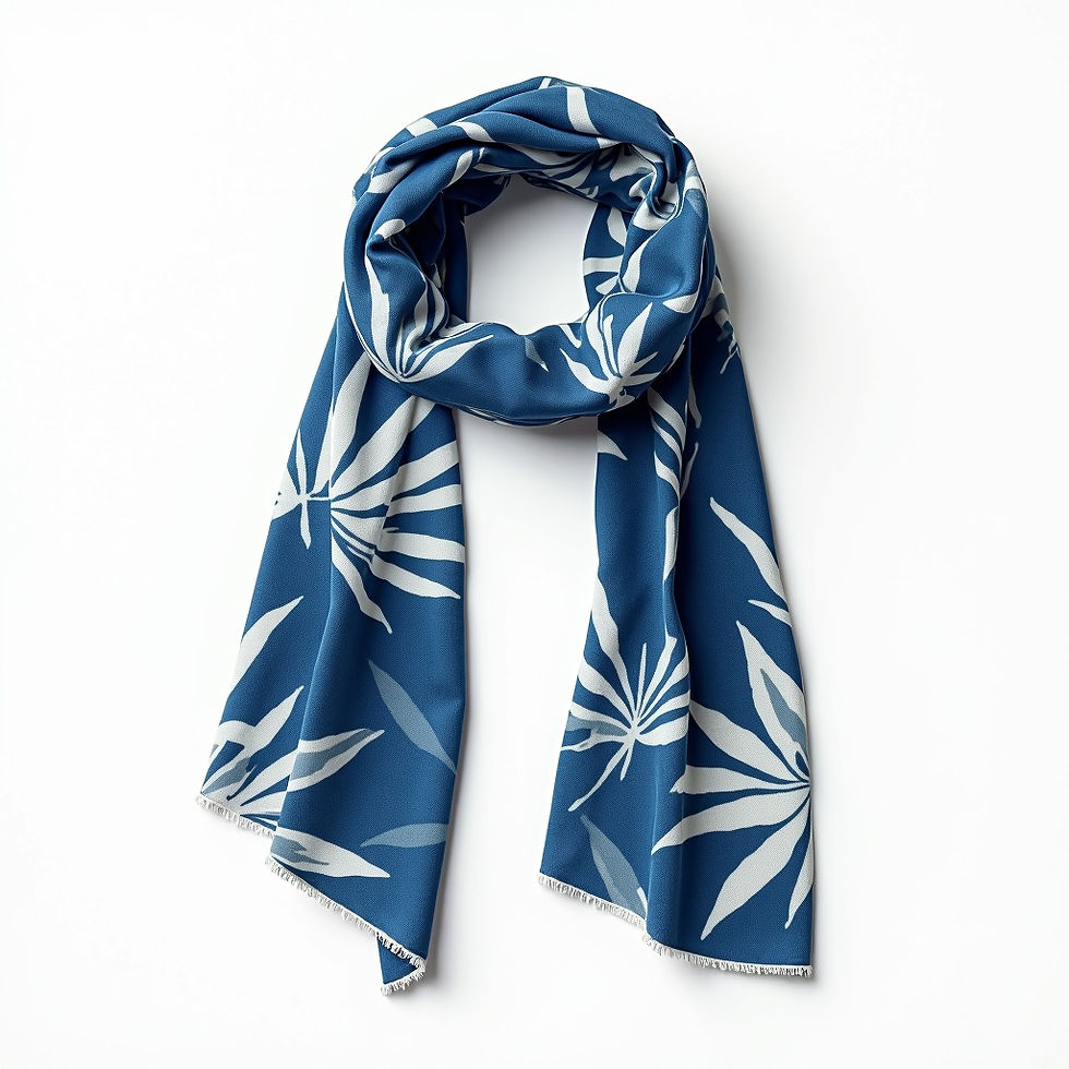 Tropical Leaf Scarf