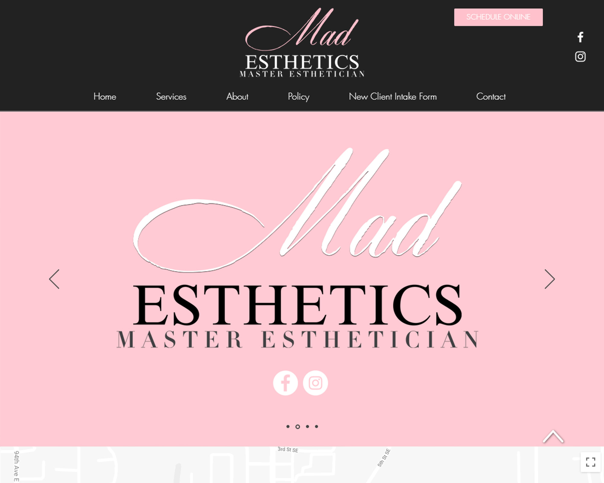 Mad Esthetics Website Design Portfolio