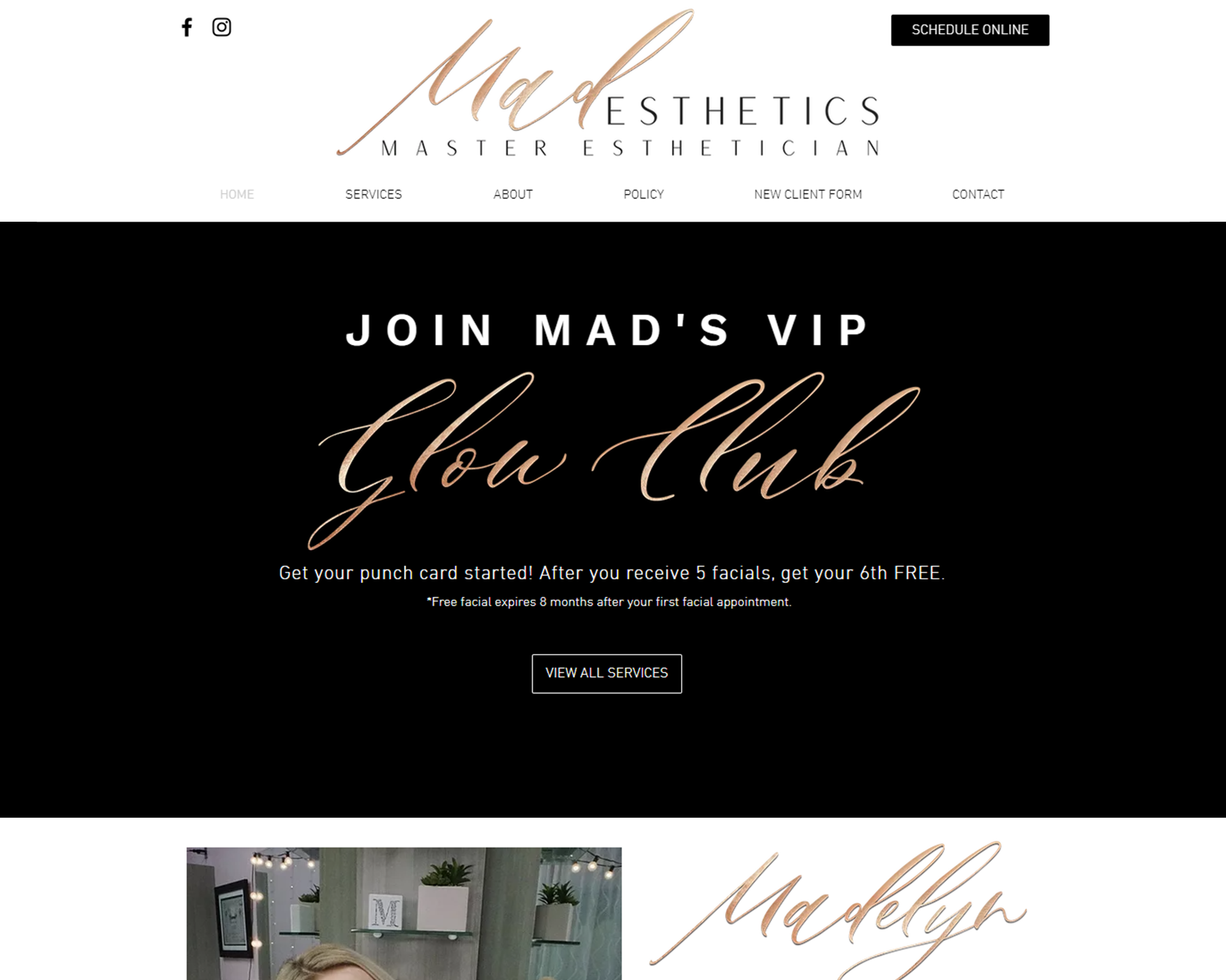 Mad Esthetics Website Portfolio New
