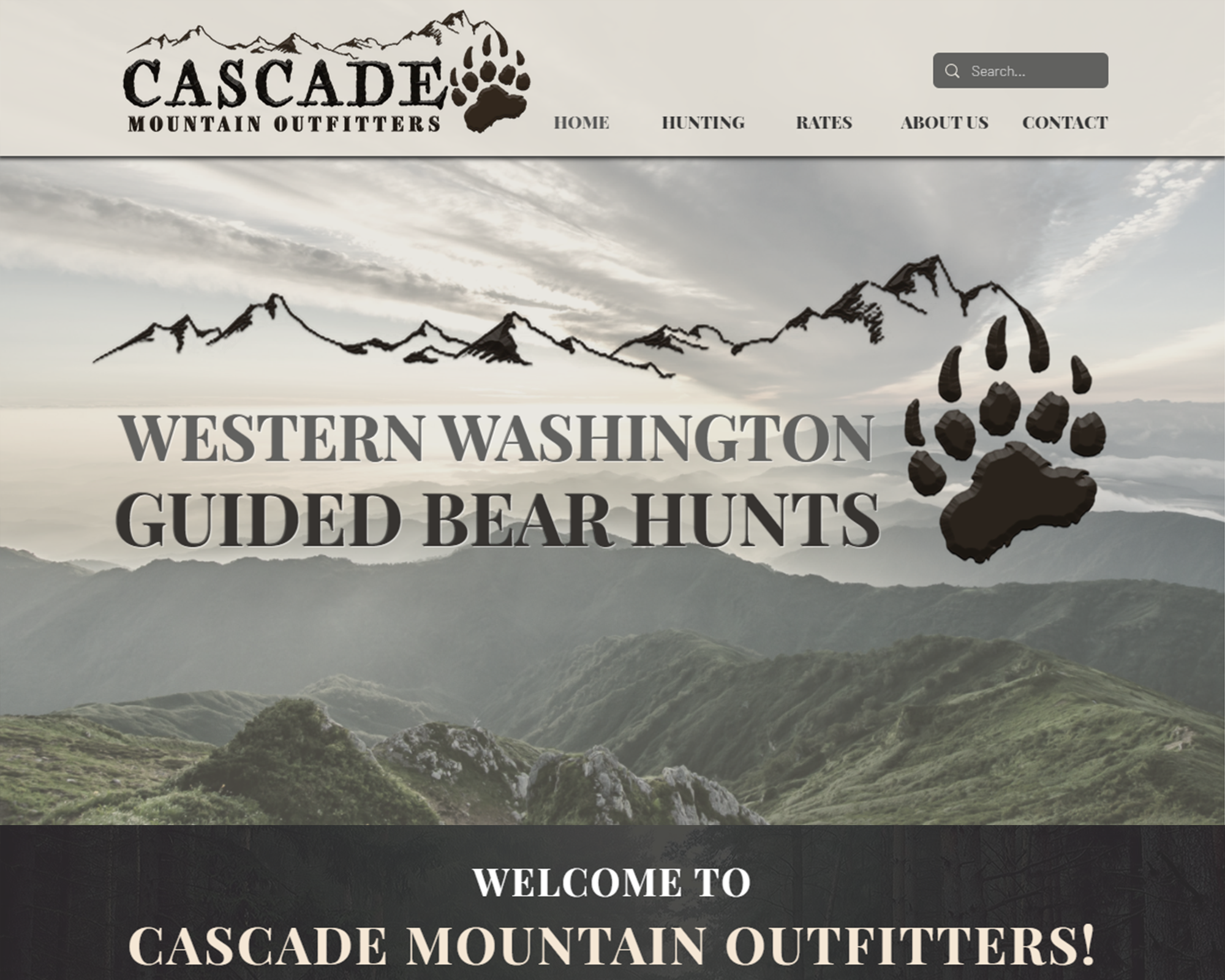 Cascade Mountain Website Design