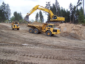 Mass excavating