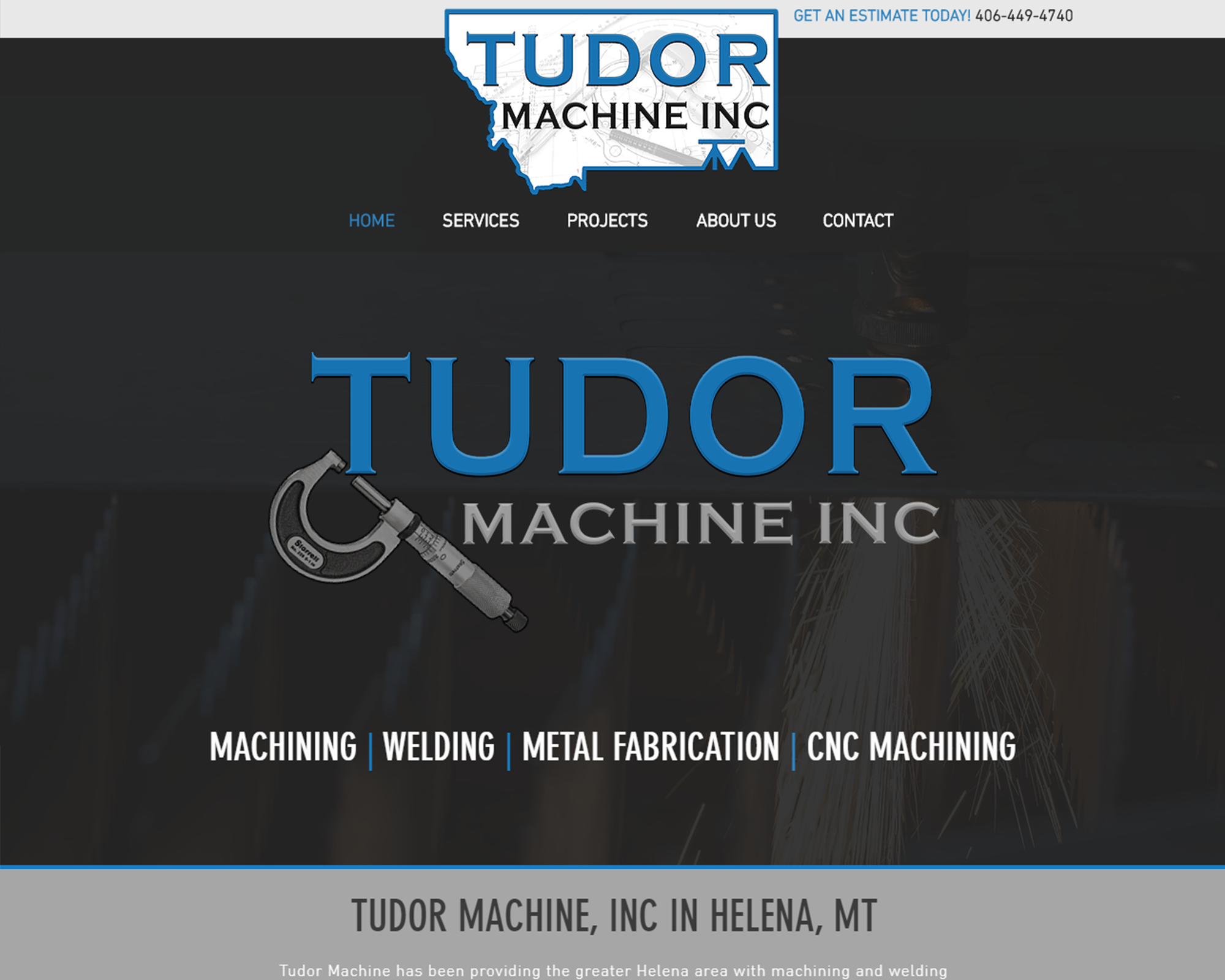 Tudor Machine Website Portfolio