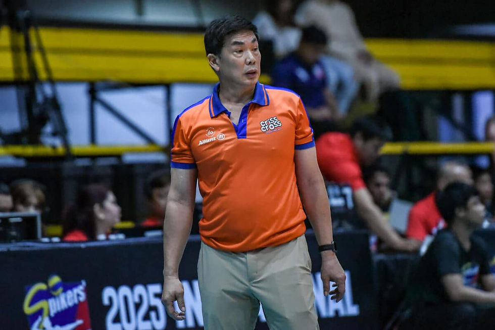 Tai Bundit guided the Criss Cross King Crunchers to their first-ever Spiker's Turf title in the 2025 Invitational Conference against Japan's Kindai University.