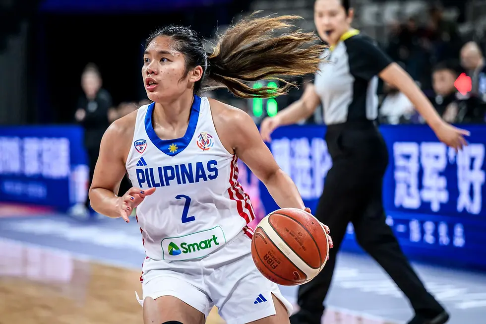 Vanessa de Jesus has been donning the Philippine jersey since the 2023 FIBA Women's Asia Cup.