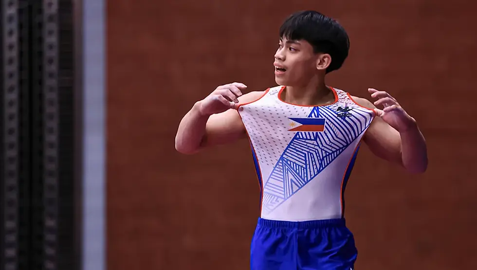 Filipino gymnast Karl Jahrel Eldrew Yulo made the Philippines proud by winning two bronze medals at the 2025 Junior World Artistic Gymnastics Championships, which the country hosted.