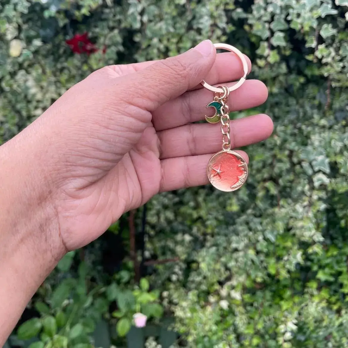 Moon Keyring