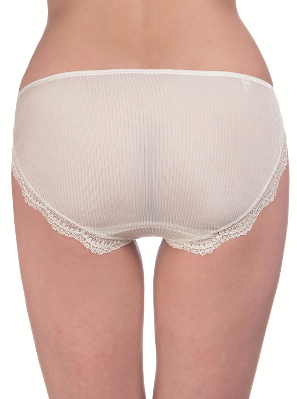 Ivory Silk Brief $75